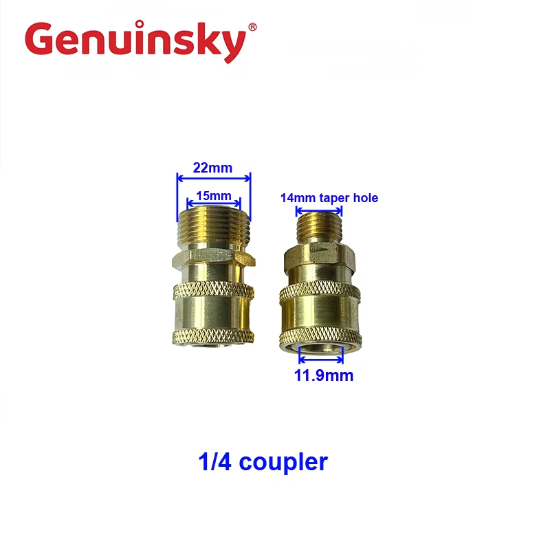 Due specifiche dell'accoppiatore 1/4