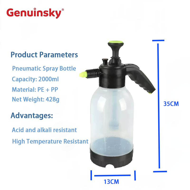 Spruzzatore a pressione con bloccaggio da 2 litri